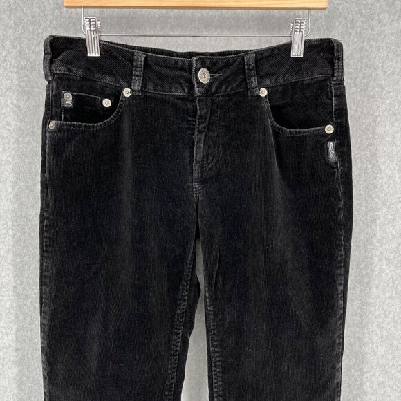 Silver Jeans Womens Corduroy Bootcut Pants Size 31 Black Classic Neutral - Picture 2 of 13
